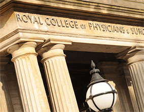 Front of the Royal College of Physicians and Surgeons of Glasgow building